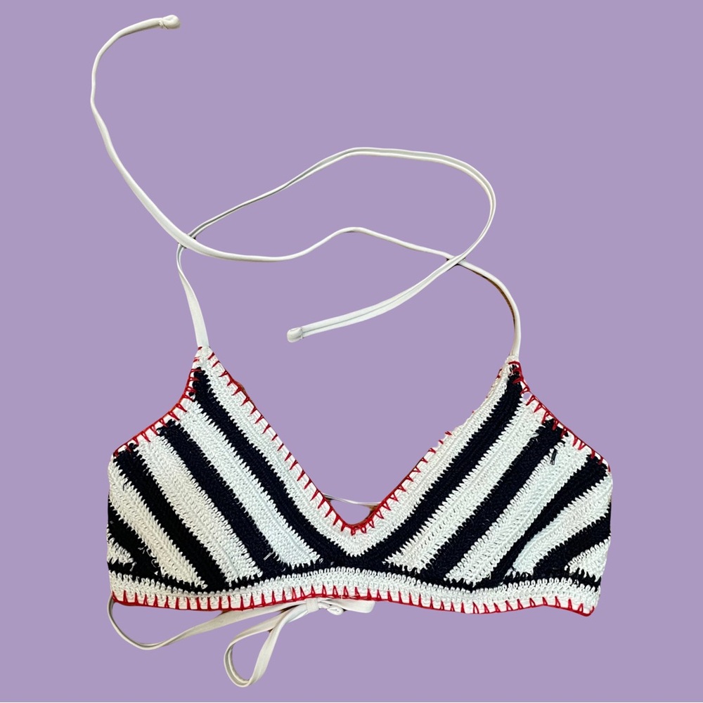 Crochet bikini top